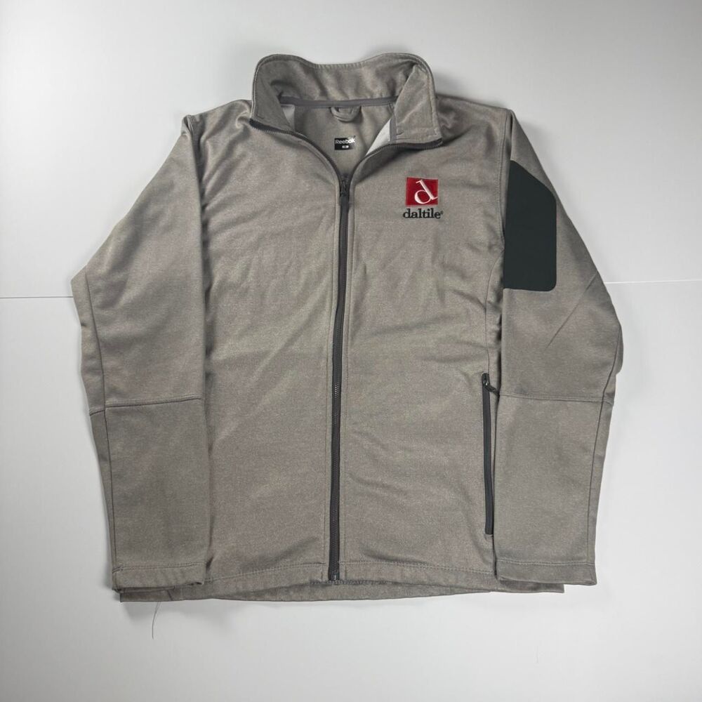 Reebok Men's Grey and Silver Jacket